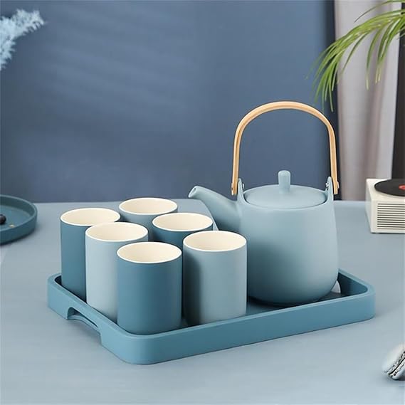 Water Tableware Set, Home Water Cup Set, Tea Cup for Living Room, 6 Cup Holders