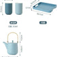 Water Tableware Set, Home Water Cup Set, Tea Cup for Living Room, 6 Cup Holders