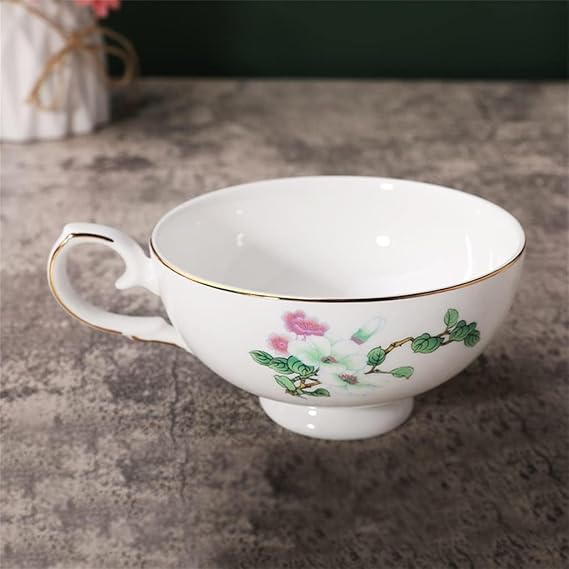 Ceramic Tea Set with Soft Porcelain Mug Creative Set for Mother and Child