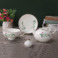 Ceramic Tea Set with Soft Porcelain Mug Creative Set for Mother and Child