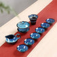 Chinese Kung Fu Tea Set, Portable Tea Set, Ceramic Teapot, Gaiwan Tea Cups, Tea Ceremony, Main Teapot, Gift, 4, Teapots (5 as shown) (2 as shown)