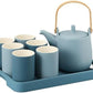 Water Tableware Set, Home Water Cup Set, Tea Cup for Living Room, 6 Cup Holders