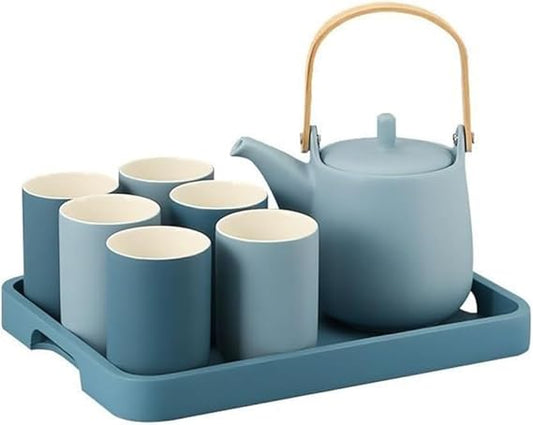 Water Tableware Set, Home Water Cup Set, Tea Cup for Living Room, 6 Cup Holders